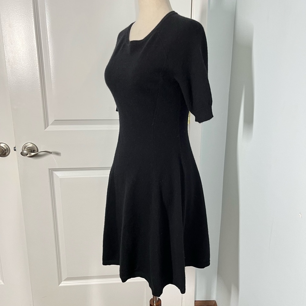 Aqua 100% cashmere black mini dress size S - Picture 9 of 11